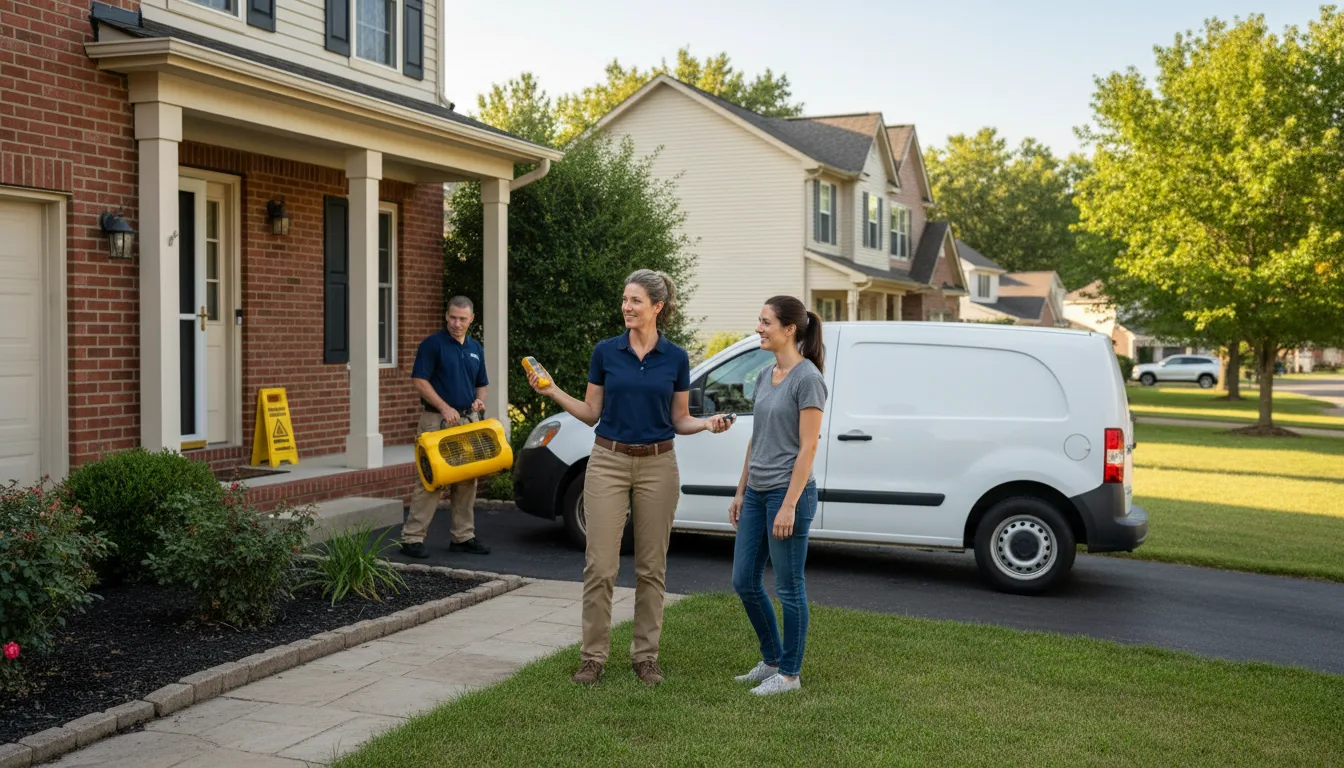 Residential water damage restoration in Cedar Creek, NE
